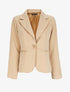 Veste droite chinée - Beige - 1