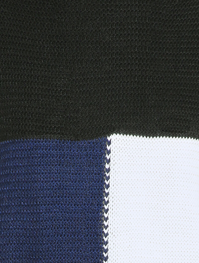 Pull color block à manches dolman - Marine - 3