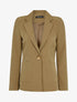 Blazer à poches plaquées et épaulettes - Camel - 3