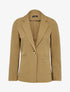 Veste fluide à poches plaquées et épaulettes - Camel - 1