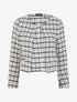 Veste courte en tweed - Noir - 4