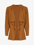 Gilet fluide à pans asymétriques - Camel - 1