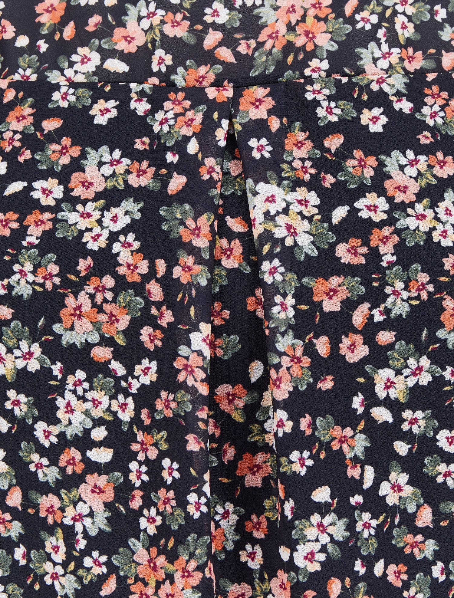 Top boule à imprimé fleurs d&
