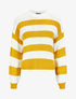 Pull à rayures - Moutarde/blanc - 4