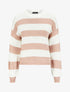 Pull à rayures - Rose/blanc - 1