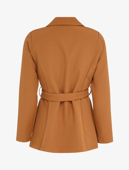 Veste style saharienne - Camel - 2