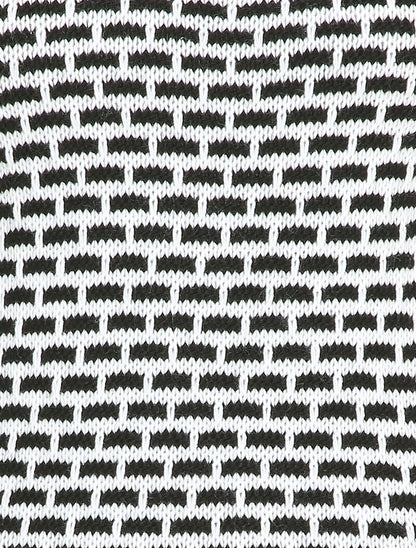 Pull sans manches à imprimé effet brique - Blanc - 3