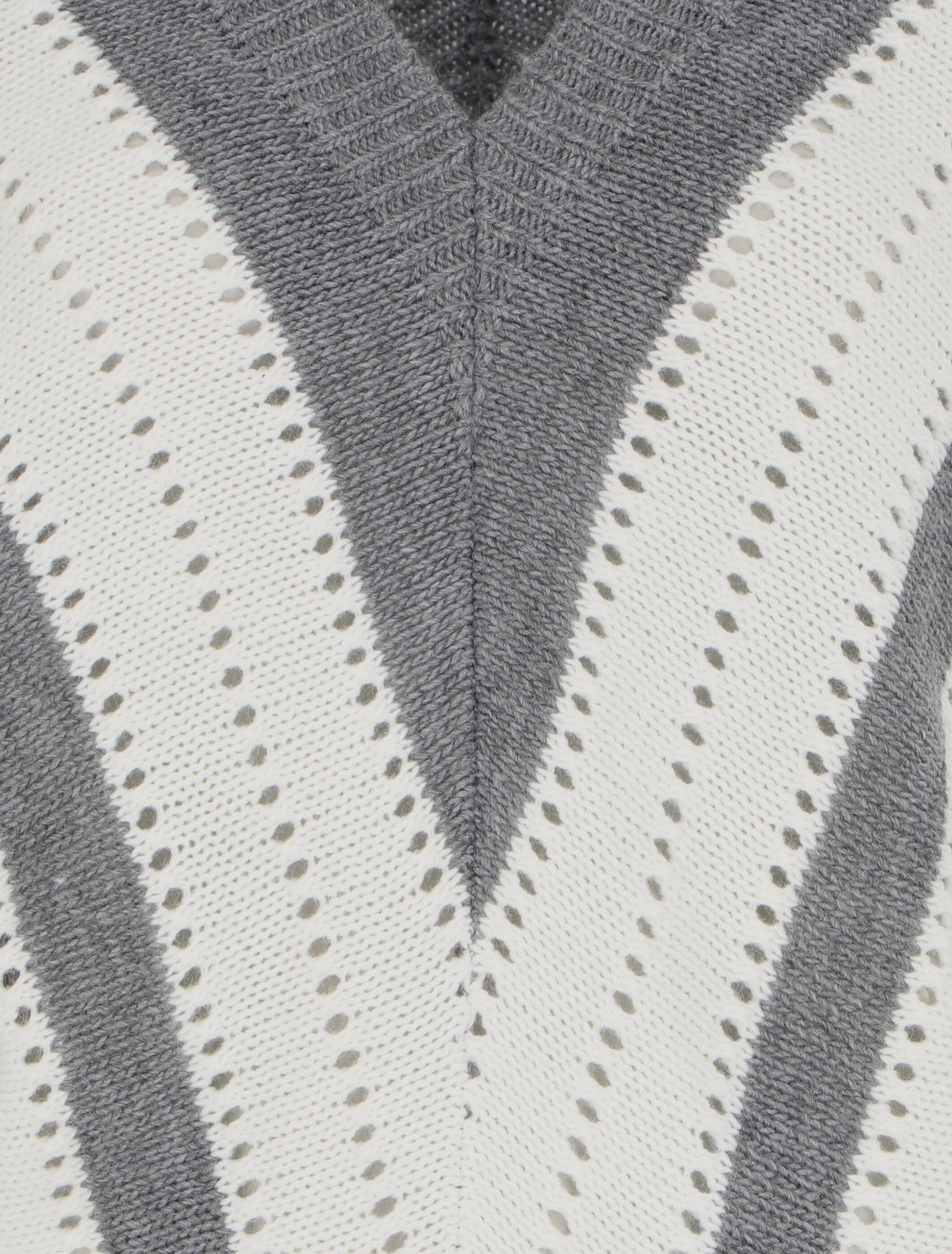 Pull oversize à rayures - Gris - 3