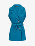 Blazer sans manches avec ceinture - Bleu - 1