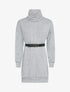 Robe pull à col roulé - Gris - 4