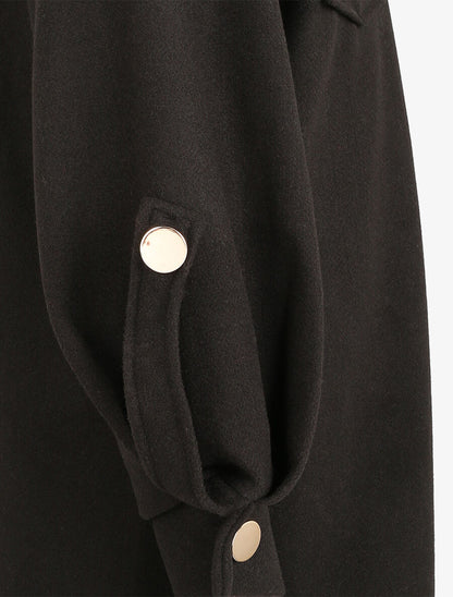 Veste à détails dorés - Noir - 3