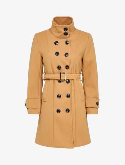 Manteau classique à double boutonnages - Camel - 5