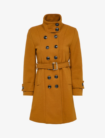 Manteau classique à double boutonnages - Rouille - 5