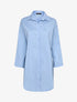 Robe chemise à manches retroussables - Bleu ciel - 1