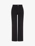 Jean uni à 4 poches coupe wide leg - Noir - 1
