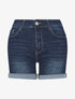 Short en jean taille standard - Bleu - 5