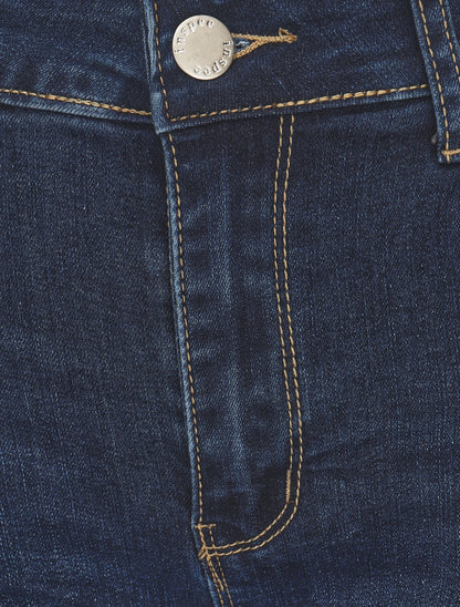 Short en jean taille standard - Bleu - 3