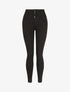 Jean taille haute coupe skinny - Noir - 1