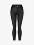 Jean skinny taille standard effet ciré - Noir - 5