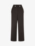Pantalon uni et elastiqué - Noir - 5