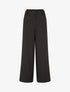 Pantalon fluide à bandes contrastantes - Noir - 1