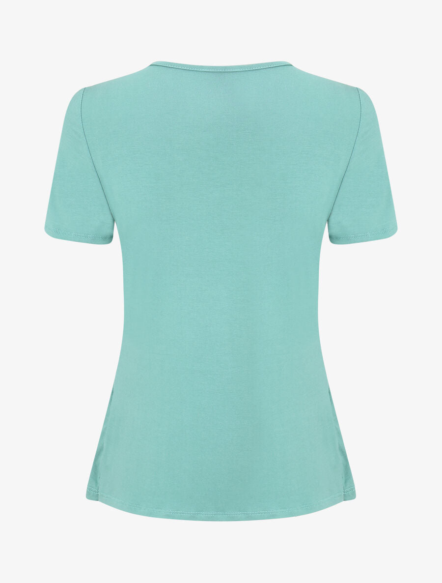 Top bicolore superposé à anneau - Vert d&