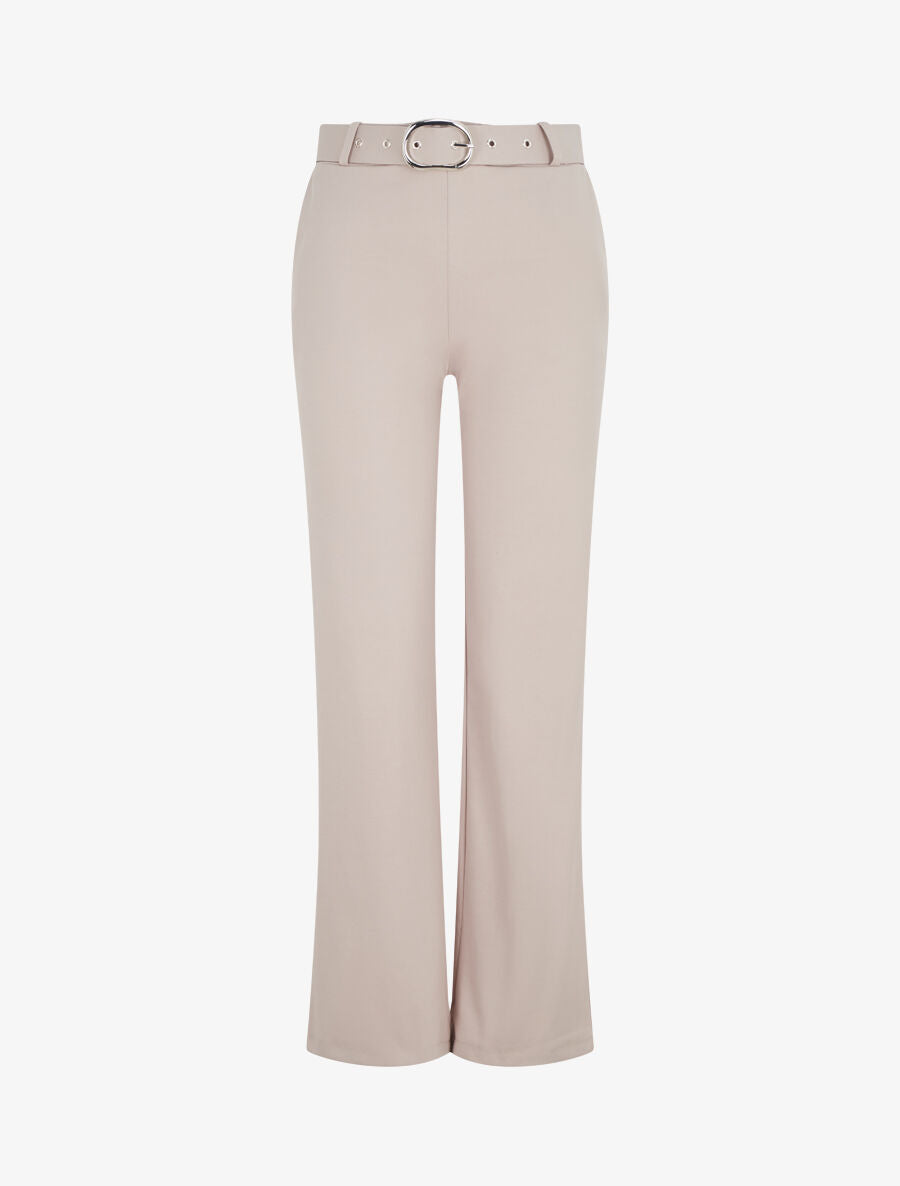 Pantalon long stretch - Beige - 4