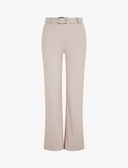 Pantalon long stretch - Beige - 4