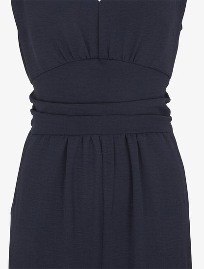 Combinaison fluide à col V - Marine - 3