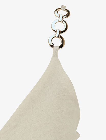 Combinaison ample à fines bretelles bijoux - Beige - 3