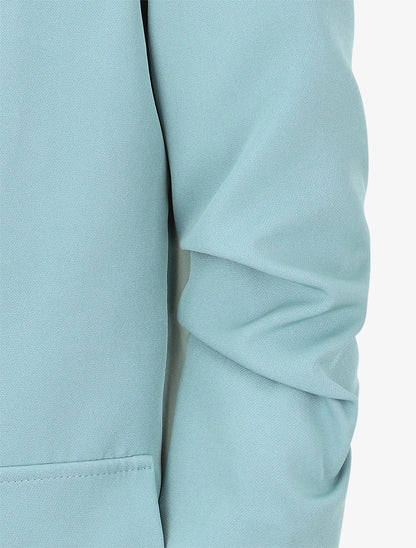 Blazer uni à manches froncées - Vert d&