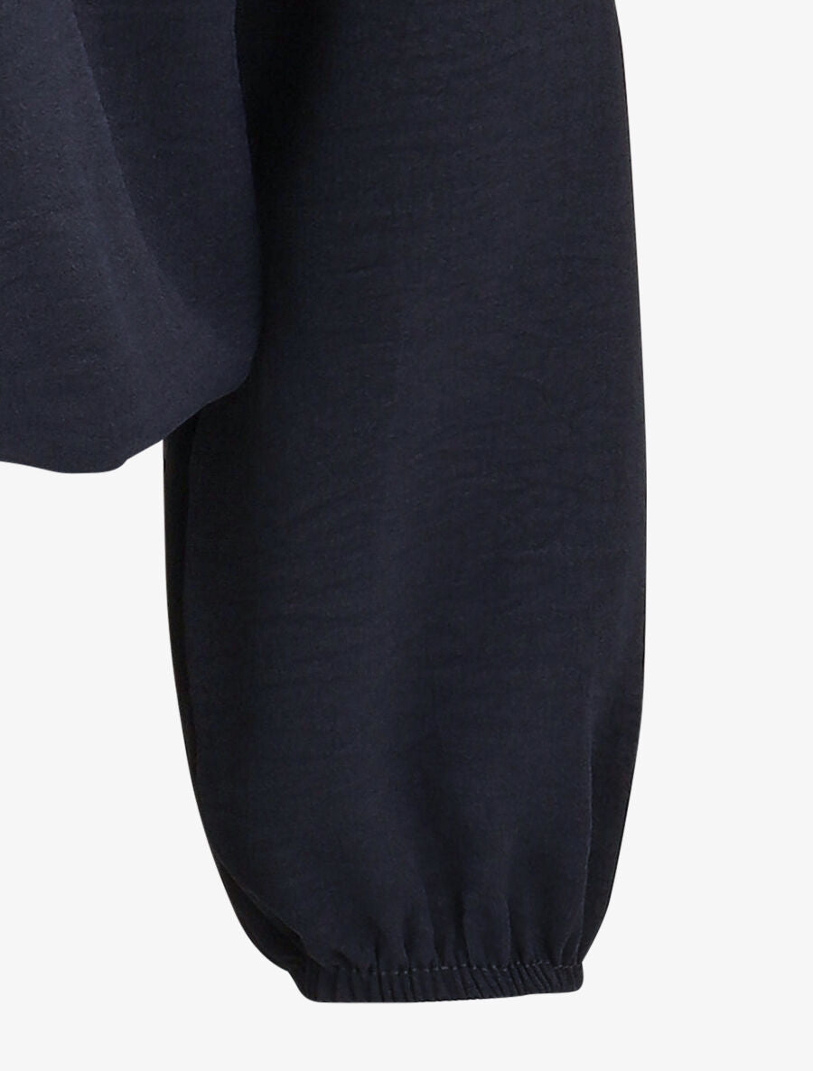 Blouse à plis croisés - Marine - 3