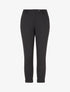 Pantalon slim à revers - Noir - 1