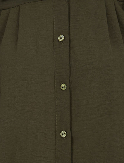 Chemise ample classique - Kaki - 3