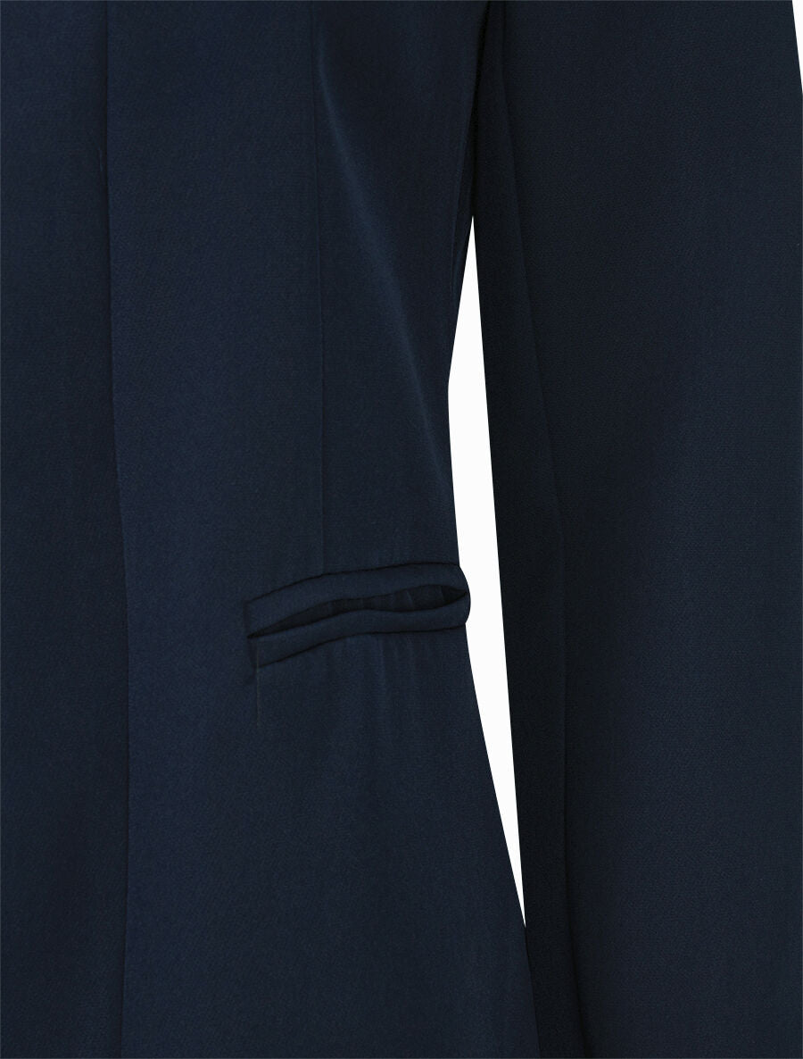 Veste à col cranté - Marine - 3