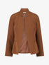 Blazer uni basique - Camel - 1