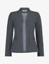 Veste à col cranté - Gris foncé - 1