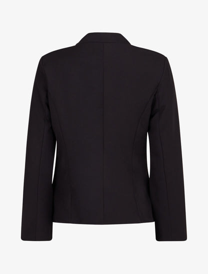 Veste officier à col droit - Noir - 2