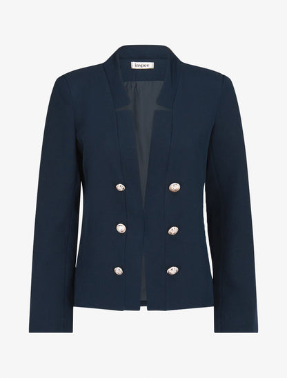 Veste officier à col droit - Marine - 1