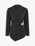 Pull fin à empiècement broche - Noir - 1