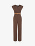 Combinaison unie sans manches - Marron - 1