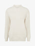 Pull droit uni côtelé - Écru - 1