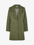 Manteau droit long - Kaki - 1