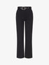 Pantalon droit ceinturé - Noir - 1