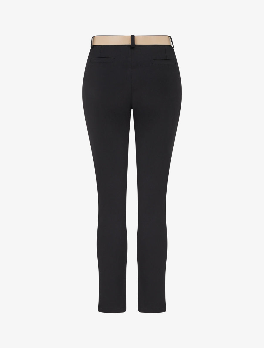 Pantalon droit uni - Noir - 2