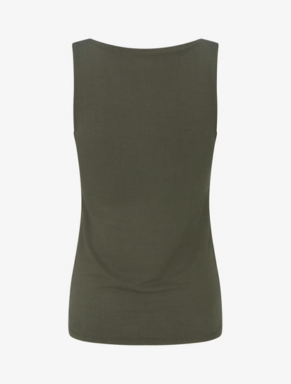 Débardeur classique uni - Kaki - 2