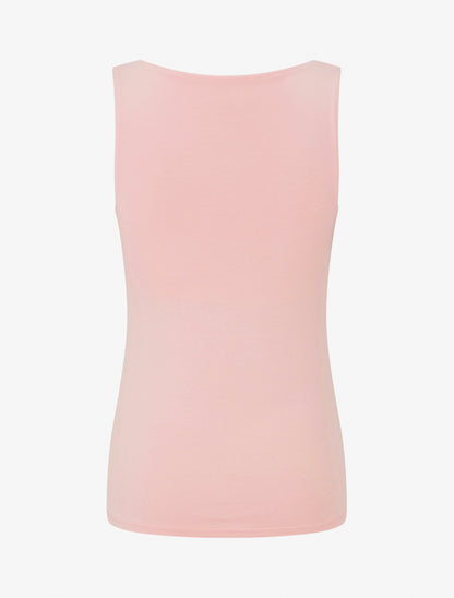 Débardeur stretch col U - Rose