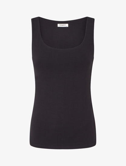 Débardeur classique uni - Noir - 1