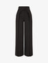 Pantalon à large pans superposés - Noir - 1