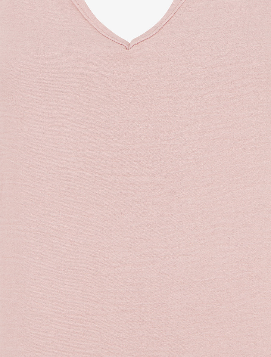 Débardeur droit à dos nageur - Rose - 3